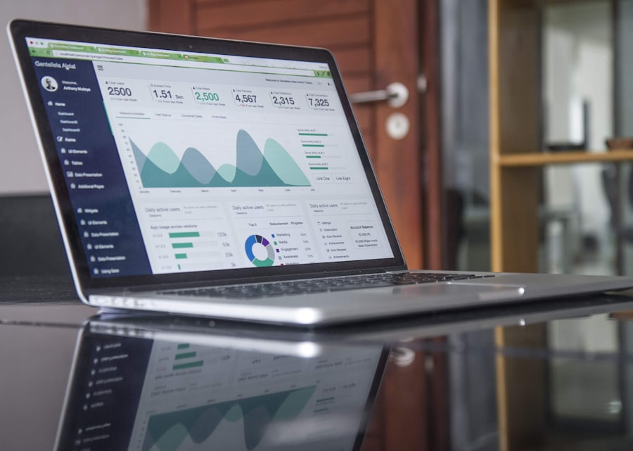 Structured marketing support for authors — dashboard on a laptop